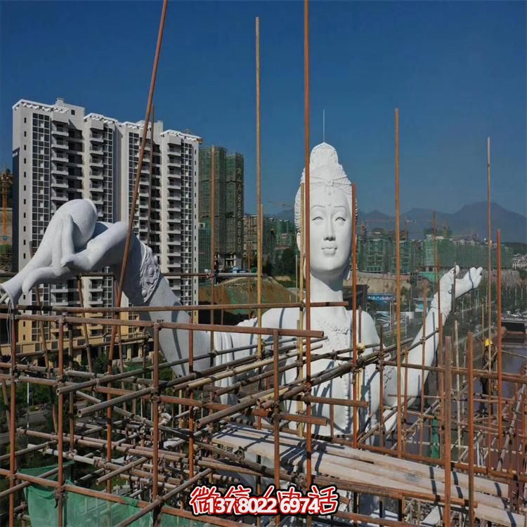 仿古石雕佛像，大型露天石像雕刻，美化景區廣場