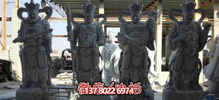 古樸雅致的大理石雕塑，見證古老神佛四大天王的傳承