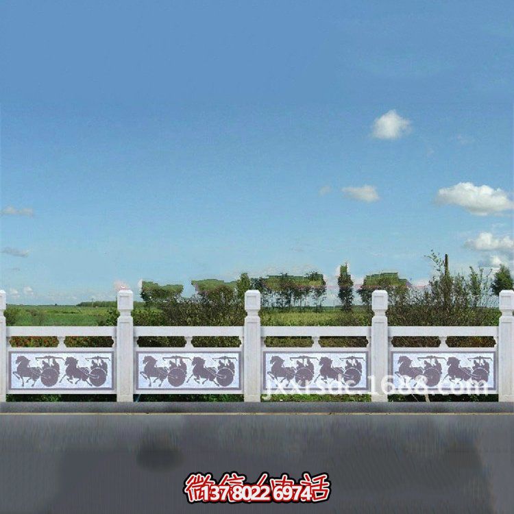 花崗巖石欄板，雕刻多種樣式