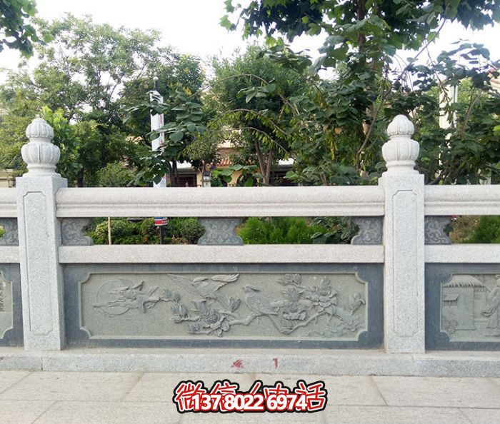 精美石欄系列，搭配園林花園，提升圍欄美感