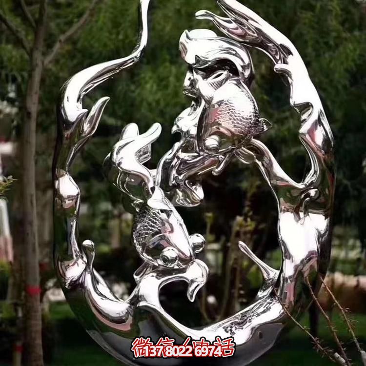 不銹鋼雕塑，為景觀廣場和園林增添抽象藝術(shù)