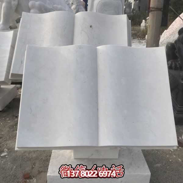 精美的大理石石雕雕塑——點綴園林校園，美化書籍之美
