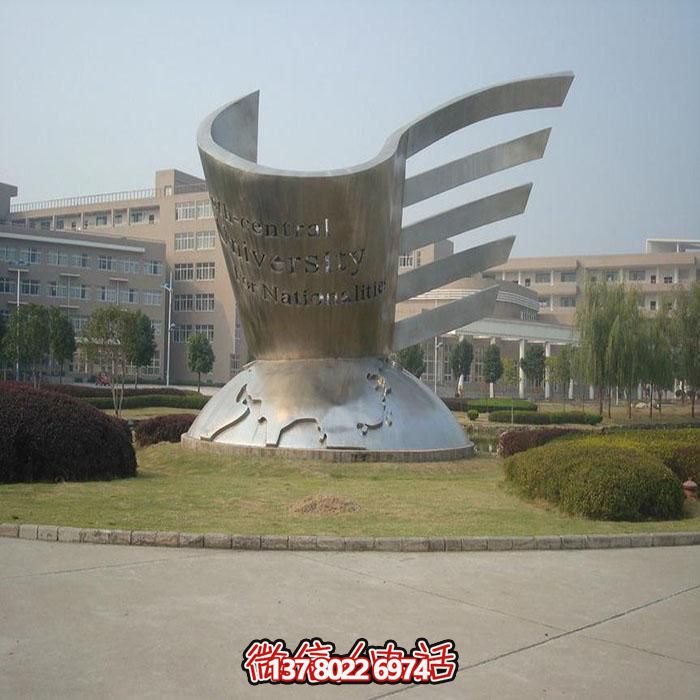 不銹鋼創(chuàng)意景觀擺件，點綴城市公園戶外地標(biāo)