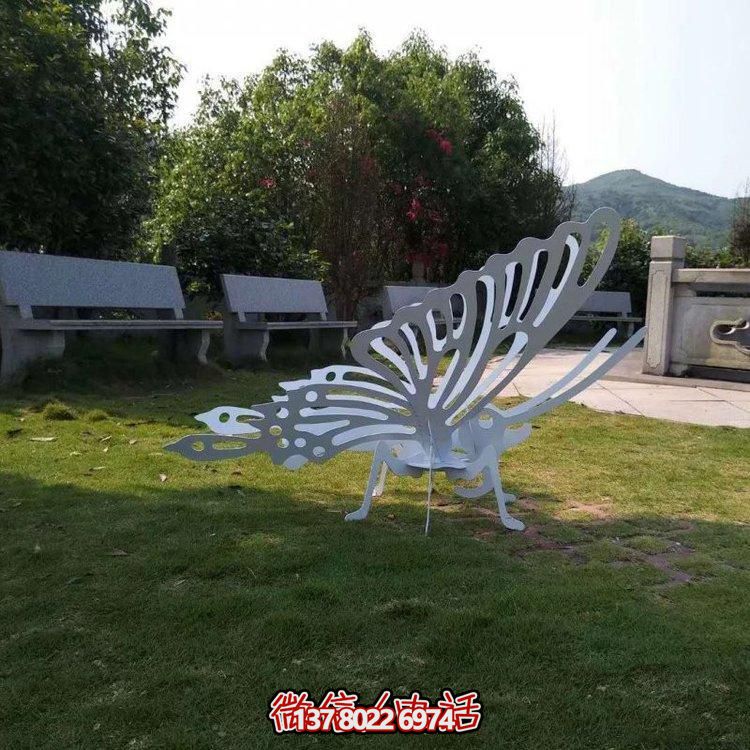 高級不銹鋼雕塑擺件，讓公園更加美麗