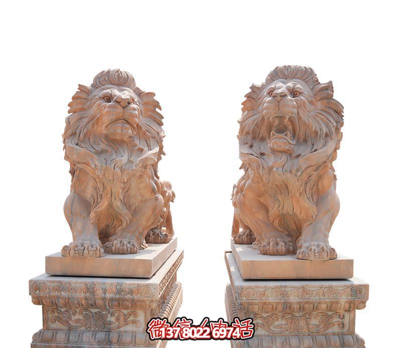 雕塑財神獅子，祈求招財進(jìn)寶