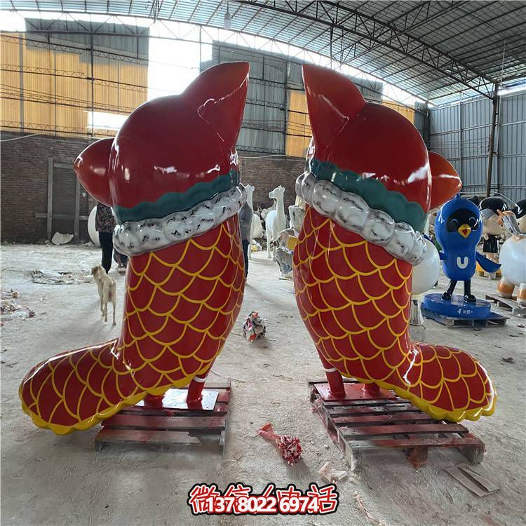 玻璃鋼創(chuàng)意彩繪舞獅景觀擺件引領(lǐng)時尚藝術(shù)潮流