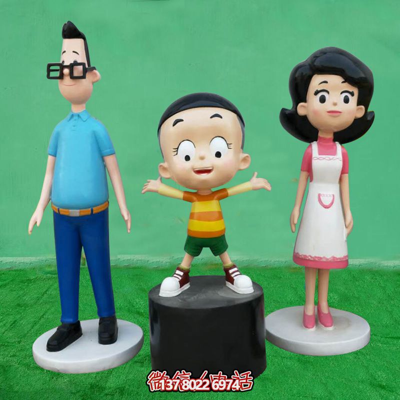 玻璃鋼卡通人物雕塑，為游樂園增添彩繪驚喜