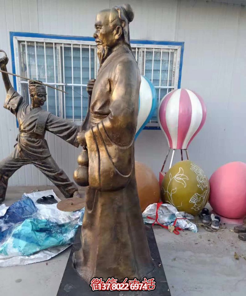 戶外古代人物名醫(yī)銅雕華佗雕塑 戶外古代人物名醫(yī)銅雕華佗雕塑